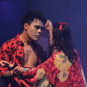 浜中文一＆桜井日奈子、本気でふざけて恋する　末満健一の大阪版ロミジュリ「富美男と夕莉子」開幕 イメージ画像